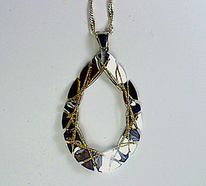 Sterling Silver Wire Wrapped Pendant