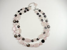 Rose Quartz Necklace and Earrings Set