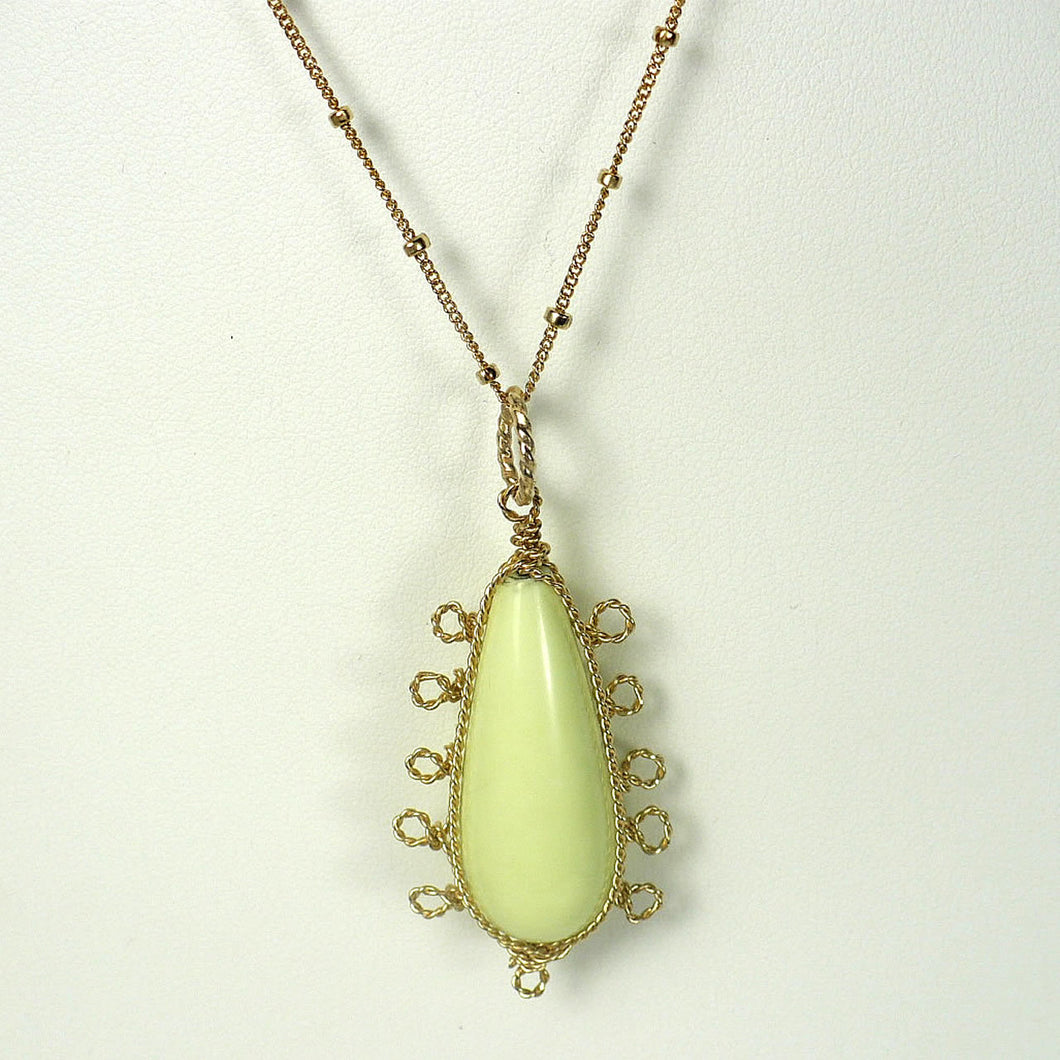 Lemon Gemstone Necklace