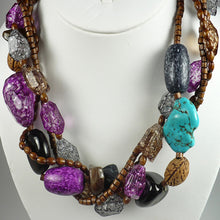 Layered Multi-Bead Necklace Set
