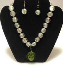 Natural Beaded Christmas Motif Necklace Set.