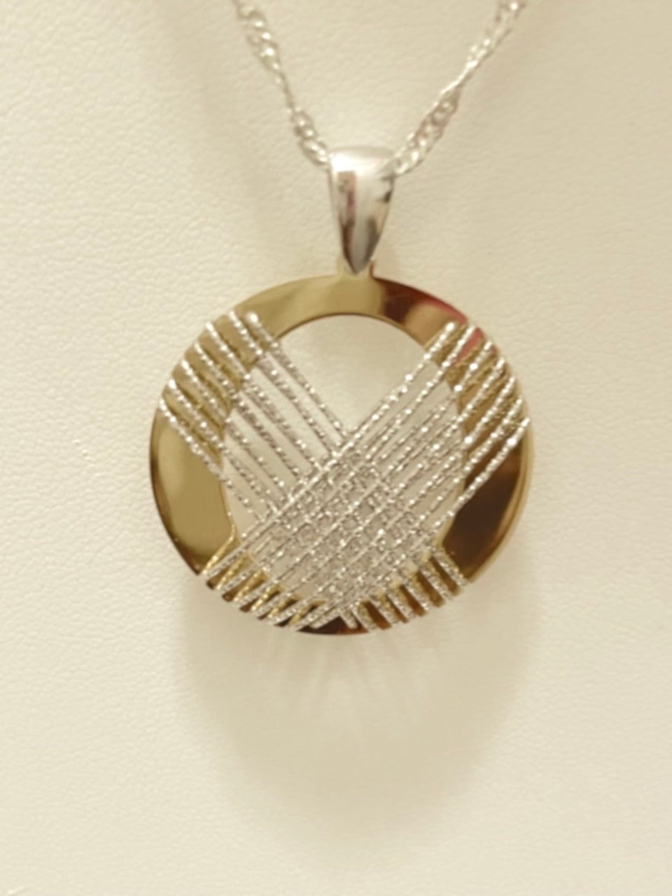 Gold Vermeil Wire Wrapped Pendant
