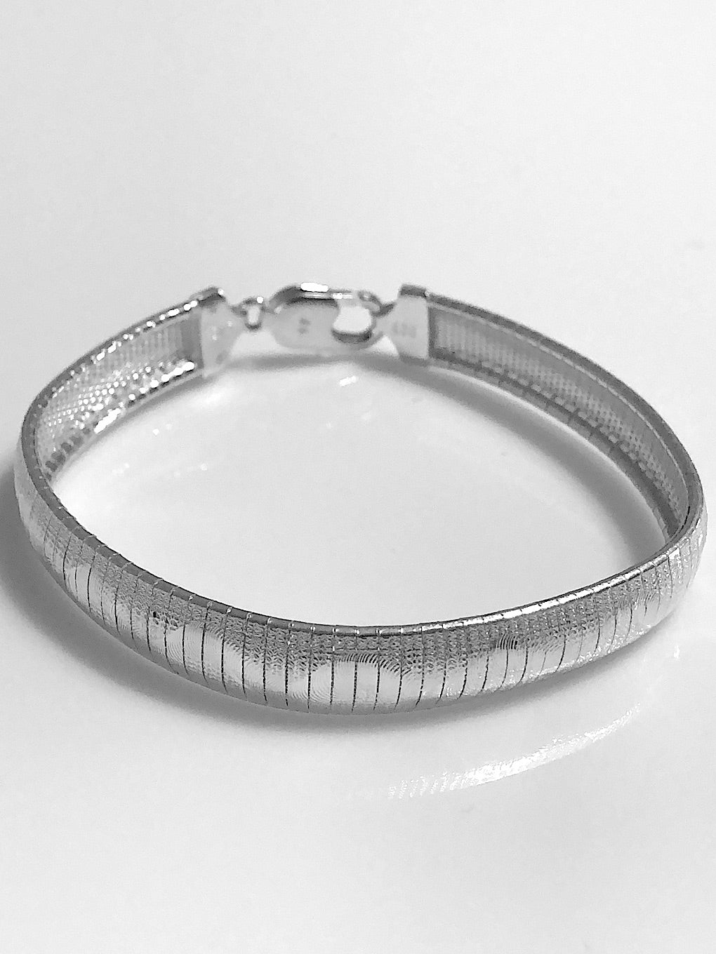 Sterling Silver Polished Cubetto Bracelet