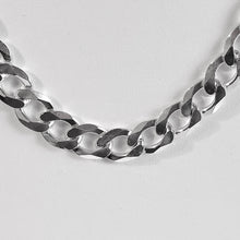 24 inch Italian Sterling Silver Curb Link 300 Chain