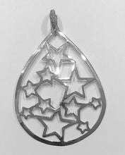 Sterling Silver Stars Pendant