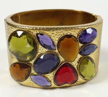 Multi-Stone Hinged Bracelet