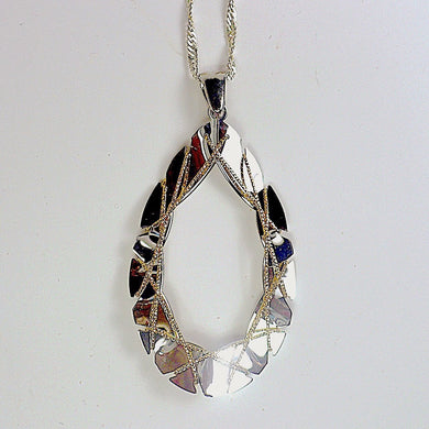 Sterling Silver Wire Wrapped Pendant