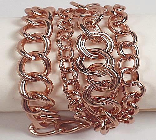 Rose Gold Plated Multi-chain Bracelet