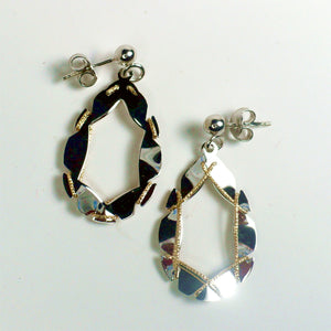 Sterling Silver Wire Wrap Earrings