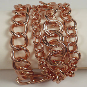 Rose Gold Plated Multi-chain Bracelet